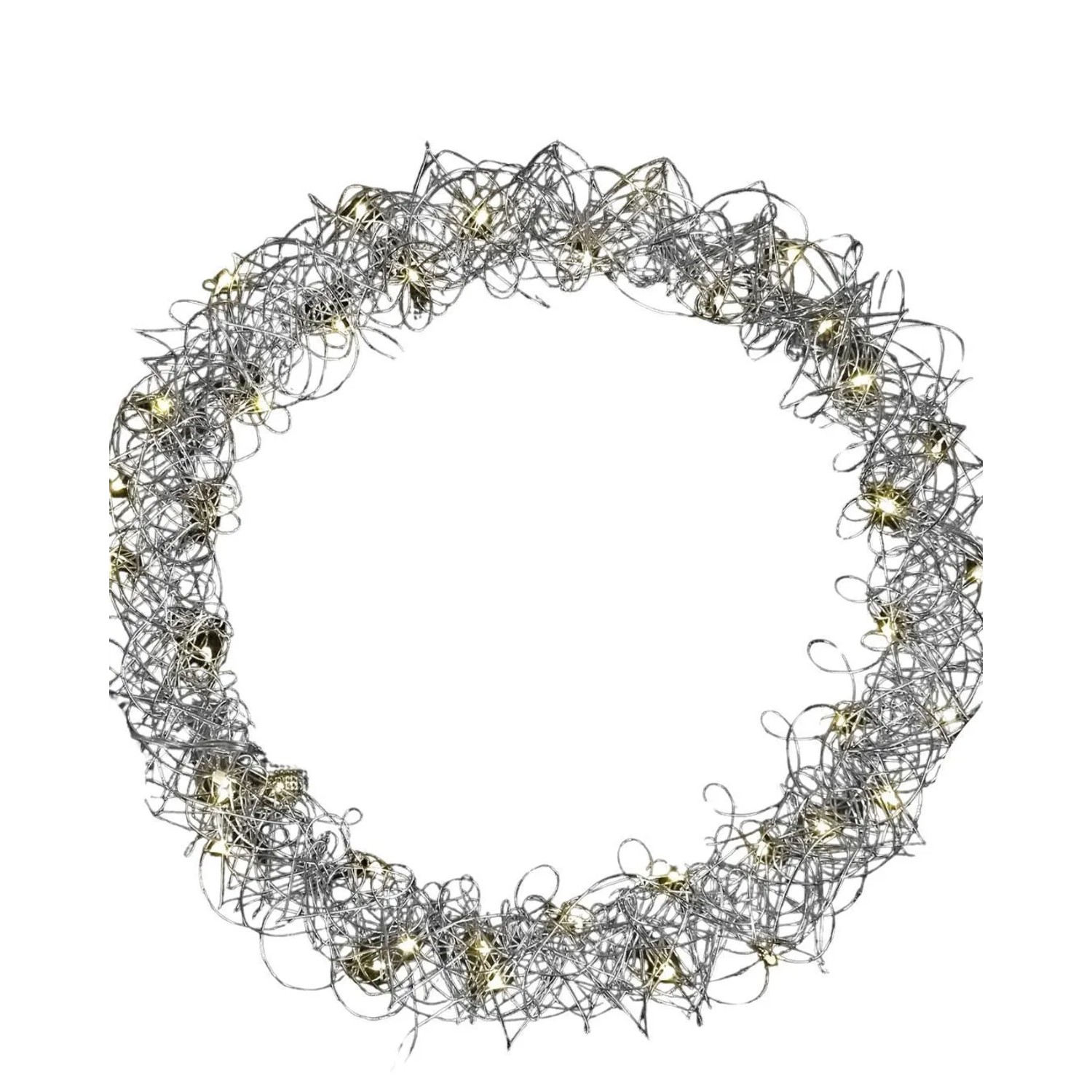 Lex LED Metallkranz Ø 30 cm Feinmaschig Weihnachtskranz Lichterkette Batter günstig online kaufen