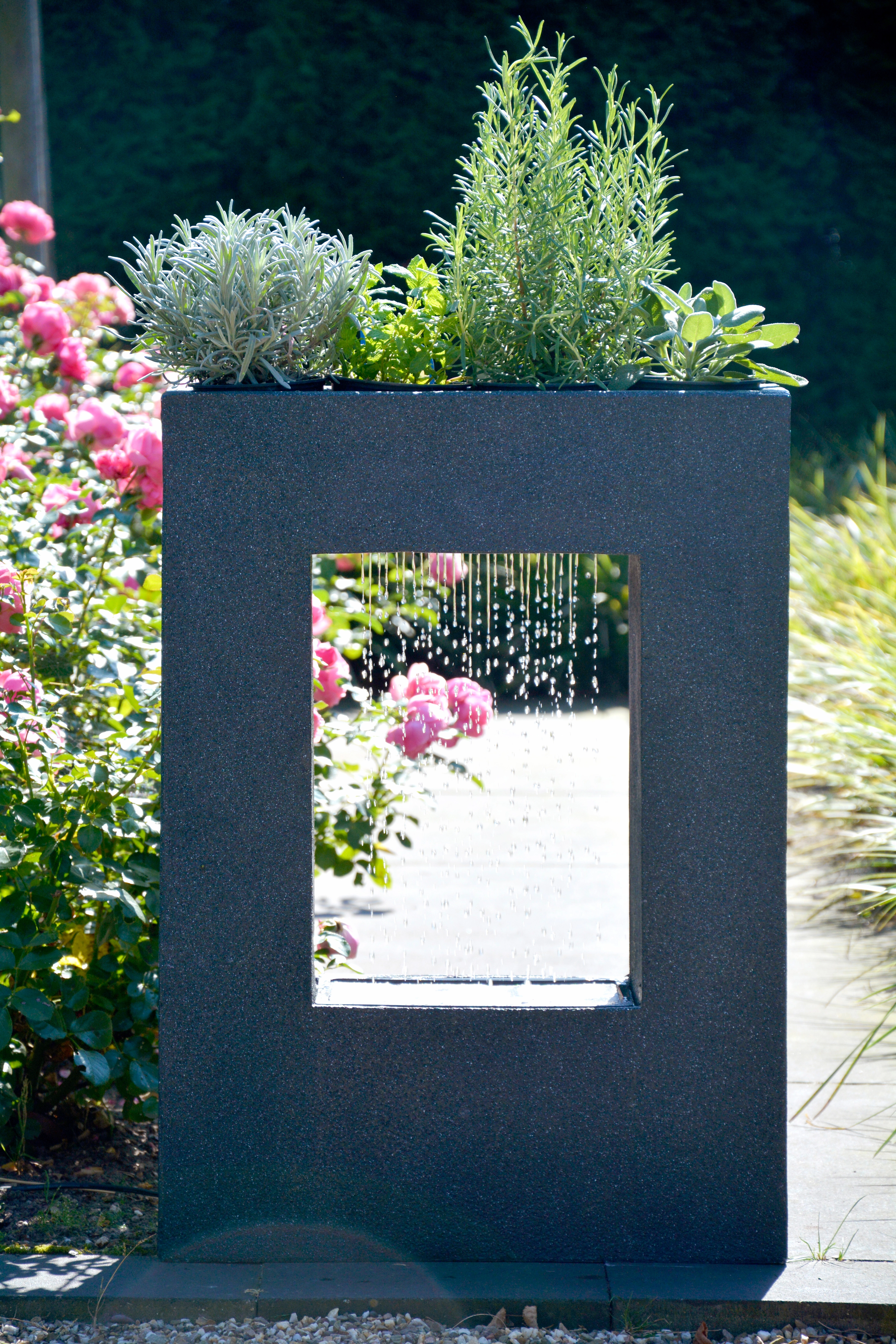 cm 54,5 OBI 76 x cm 19 cm Großer bei x mit Pflanzen-Option kaufen Design-Gartenbrunnen