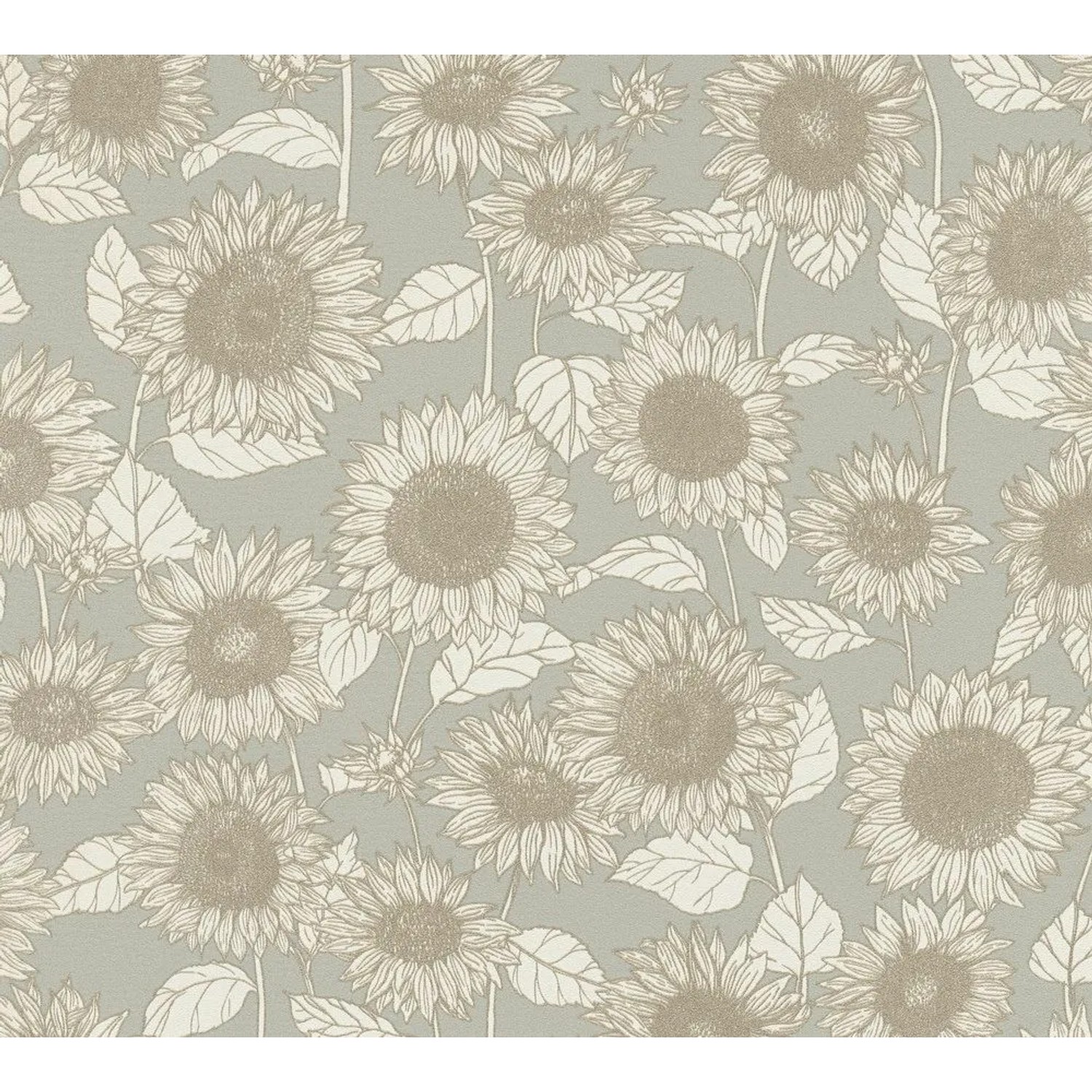 Tadessi Tapete Floral M1-No.1648 Vliestapete in Grau