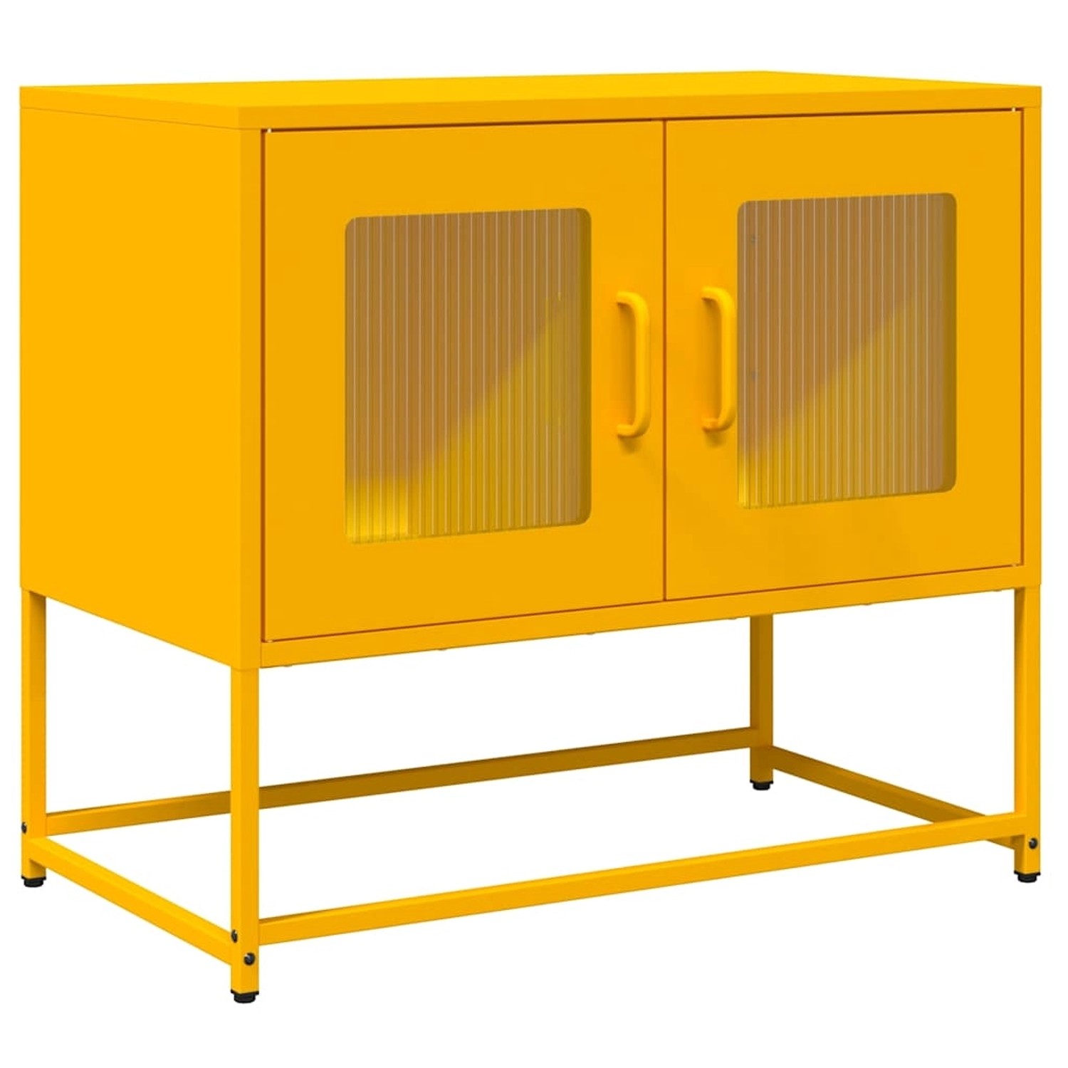 vidaXL TV-Schrank Senfgelb 68x39x60,5 cm Kaltgewalzter Stahl 853335 günstig online kaufen