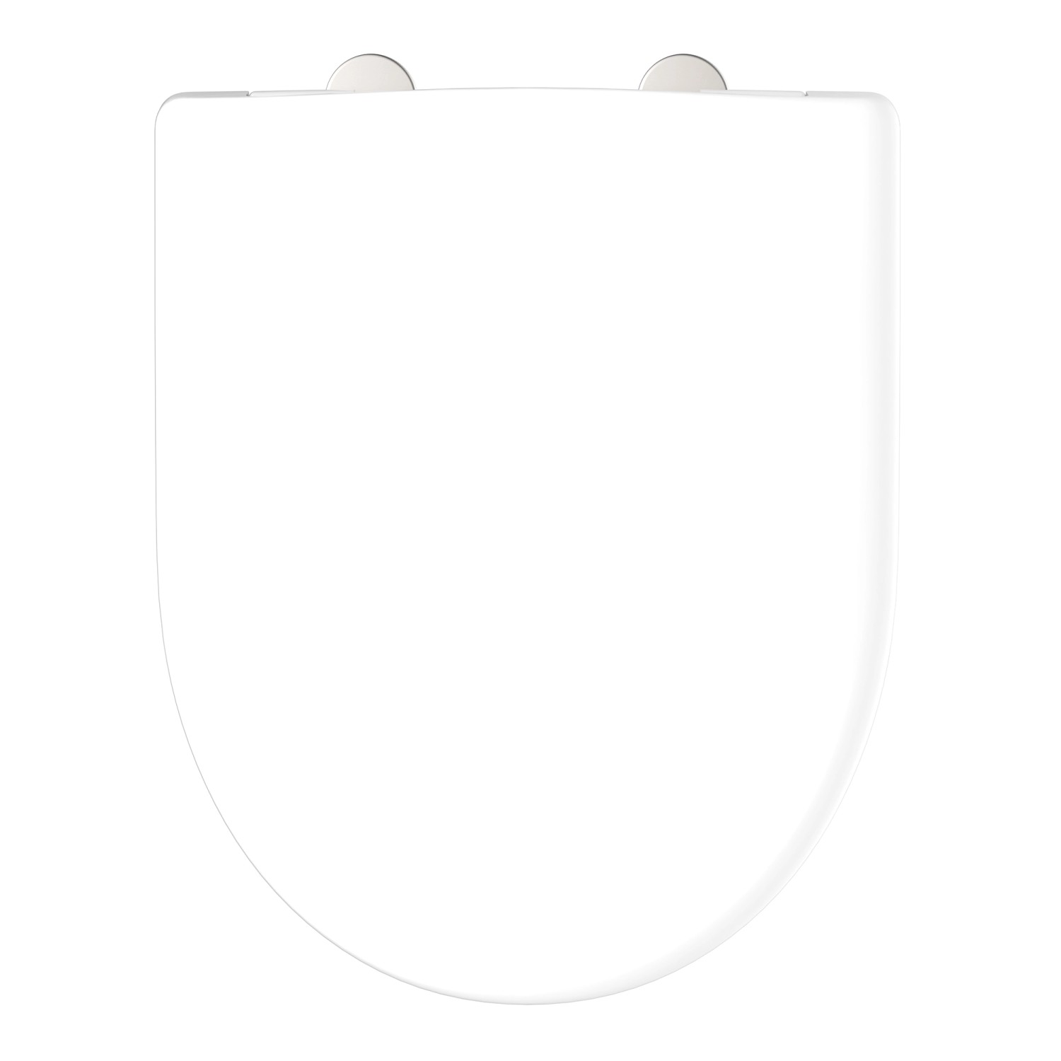 Schütte WC-Sitz D-Form Pro 3 Duroplast mit Absenkautomatik Weiß günstig online kaufen