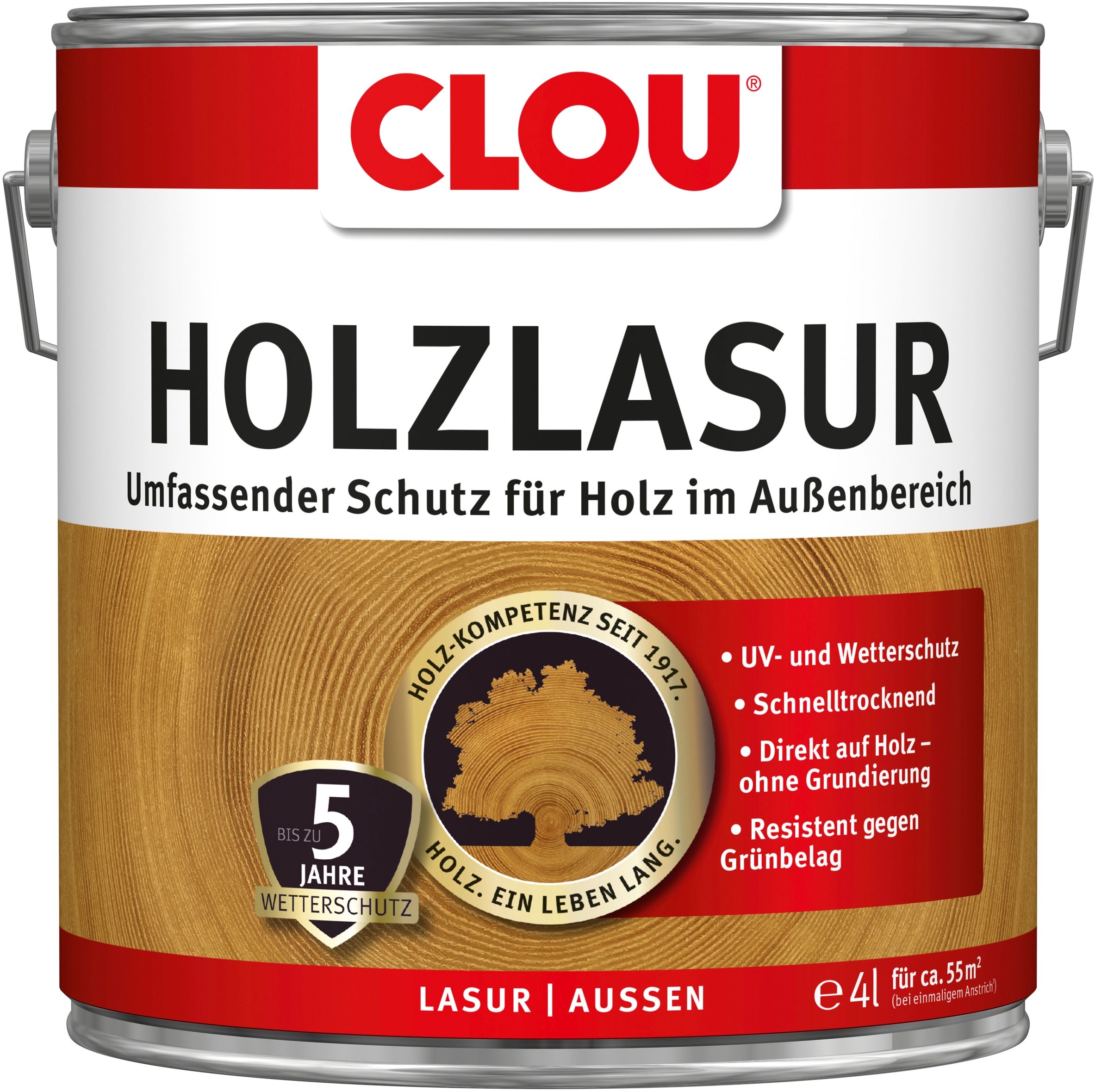 Clou Holzlasur Kiefer 4 l kaufen bei OBI