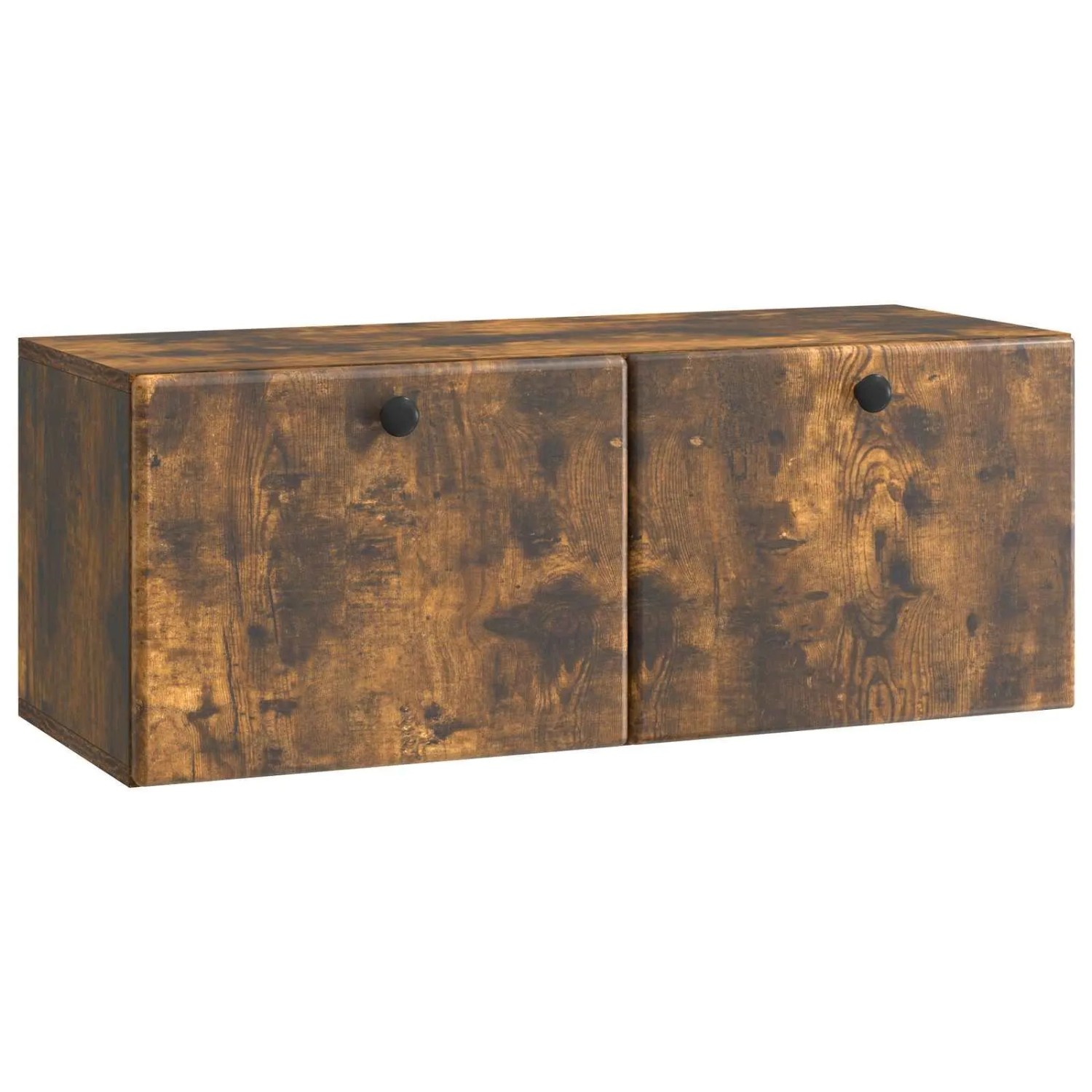 vidaXL Wandmontierter TV-Schrank Geräucherte Eiche 78,5 x 31 x 30 cm 899230