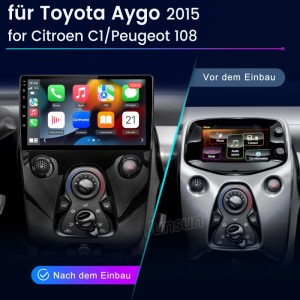 Junsun Autoradio Für Peugeot 108 Citroen C1 Toyota Aygo 2015