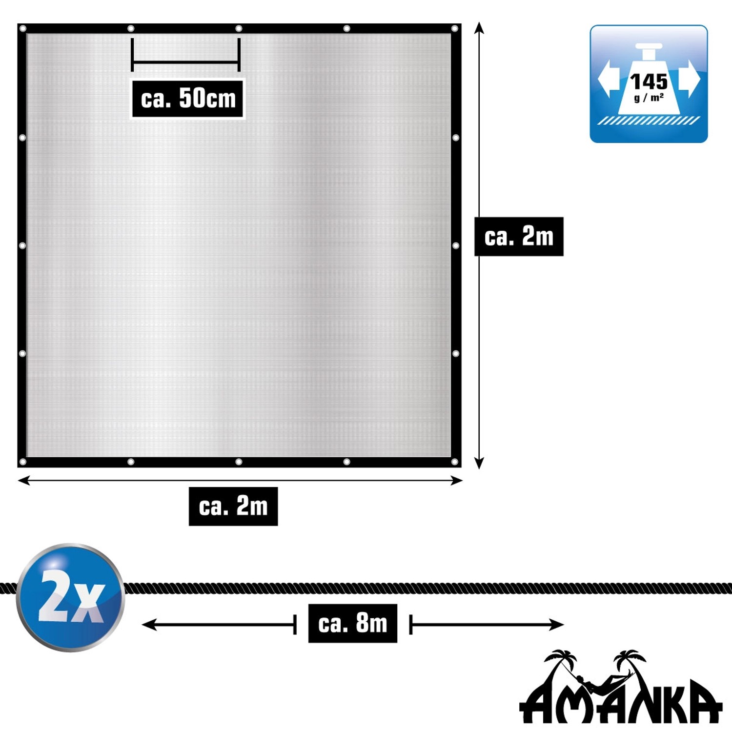 Tarnnetz 3x4m Army Style - Leichtes Schattennetz Für Camping, Jagd Und Garten