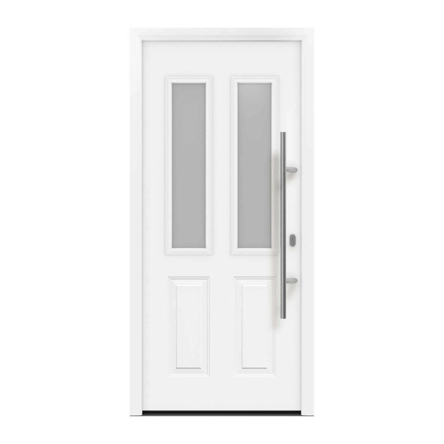 EcoStar Haustür Isopro IP 410S Verkehrsweiß 110 cm x 210 cm DIN R günstig online kaufen