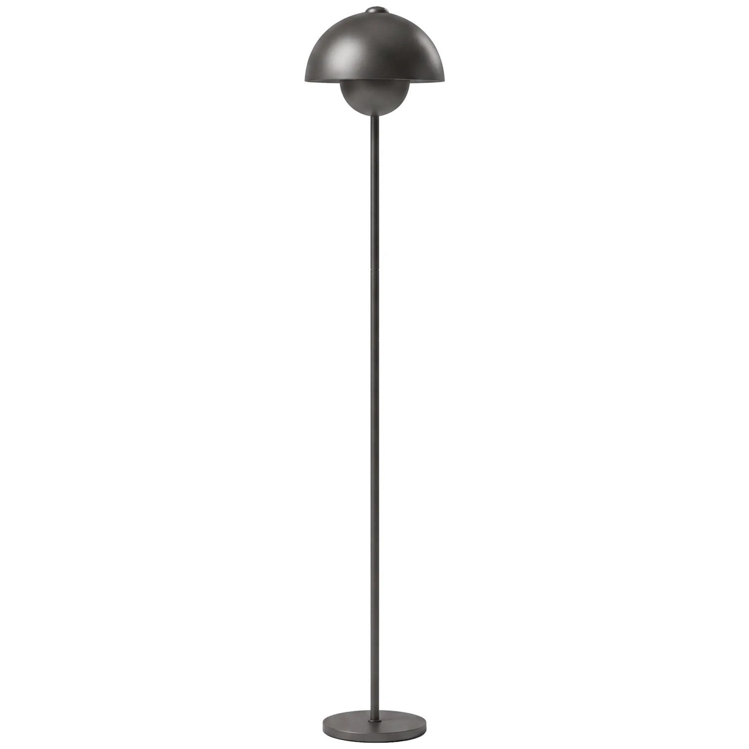 HOMCOM Stehlampe Metall Zement 30L x 30B x 155H cm Grau