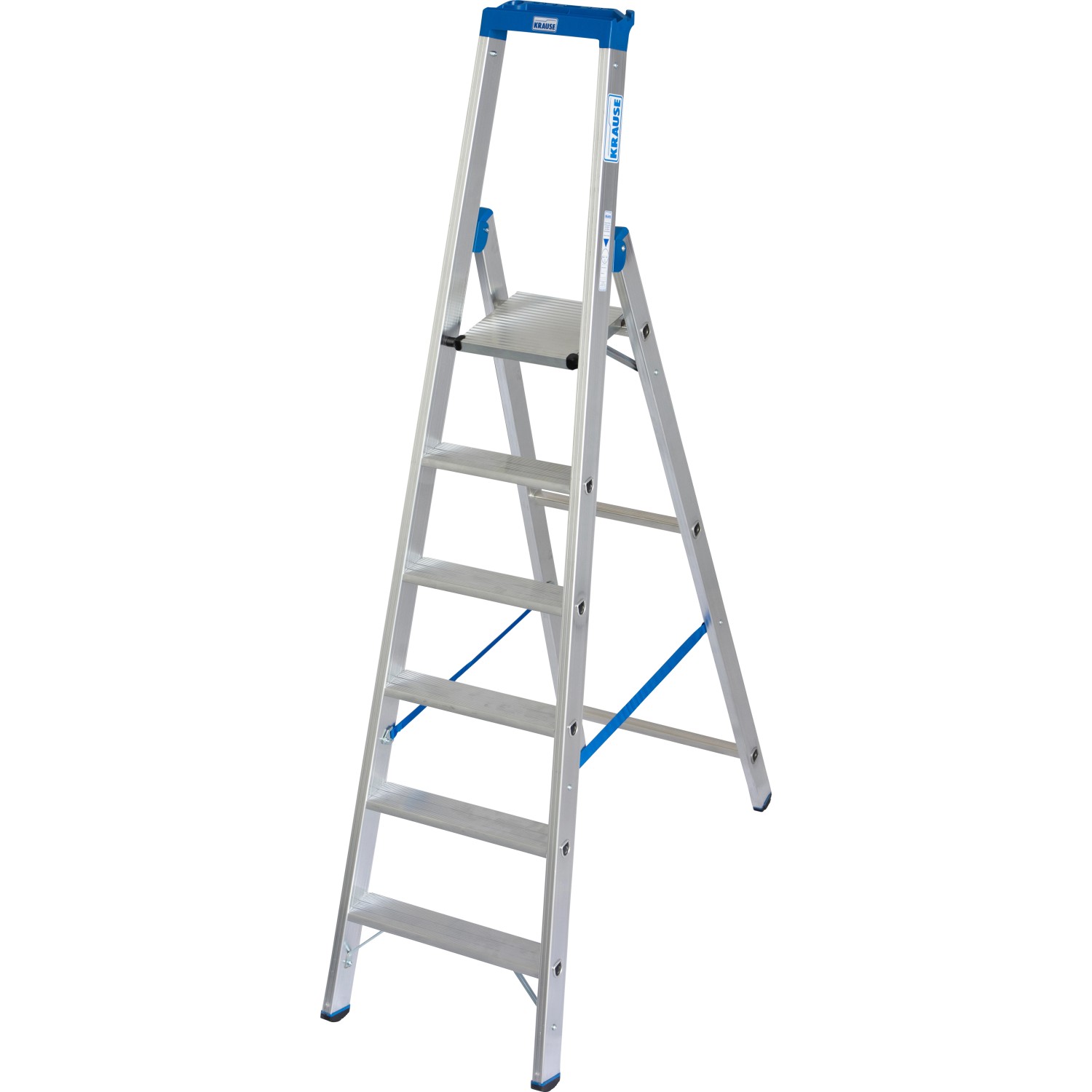 Krause Stehleiter Stabilo 6 Stufen 205 cm x 55 cm x 120 cm günstig online kaufen