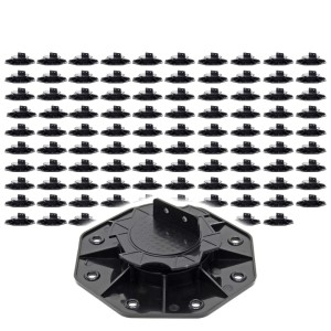 Xpotool Set 100X Stelzlager Terrassen 2700Kg 18-28Mm Stellfüße Höhenverstellbar