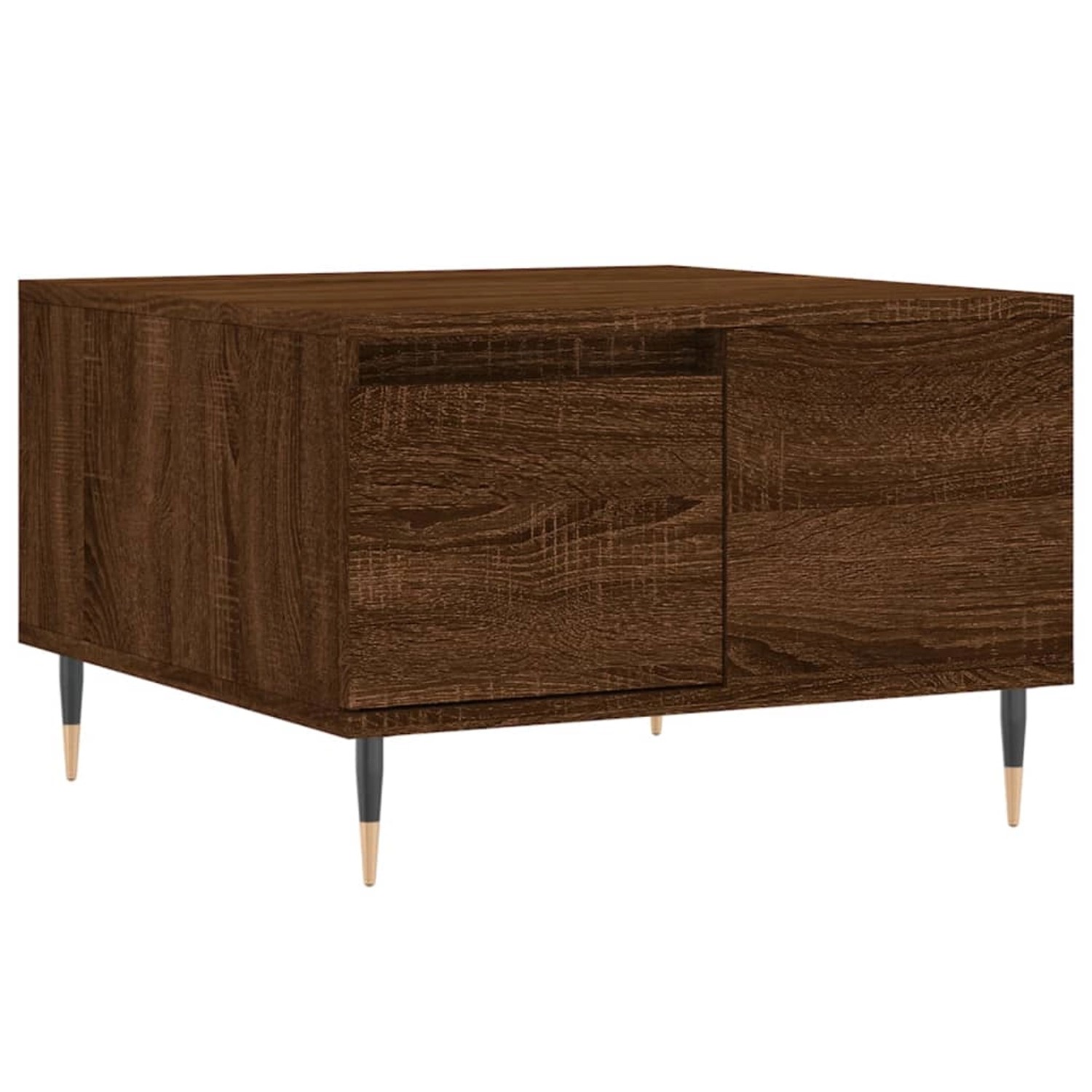 vidaXL Couchtisch Braun Eichen-Optik 55x55x36,5 cm Holzwerkstoff Modell 5 günstig online kaufen