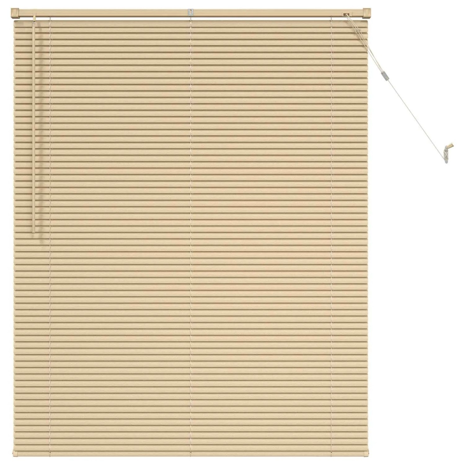 vidaXL Venetianer Jalousie Hellbraun mit Muster 150 x 110 cm PVC 42003765 günstig online kaufen