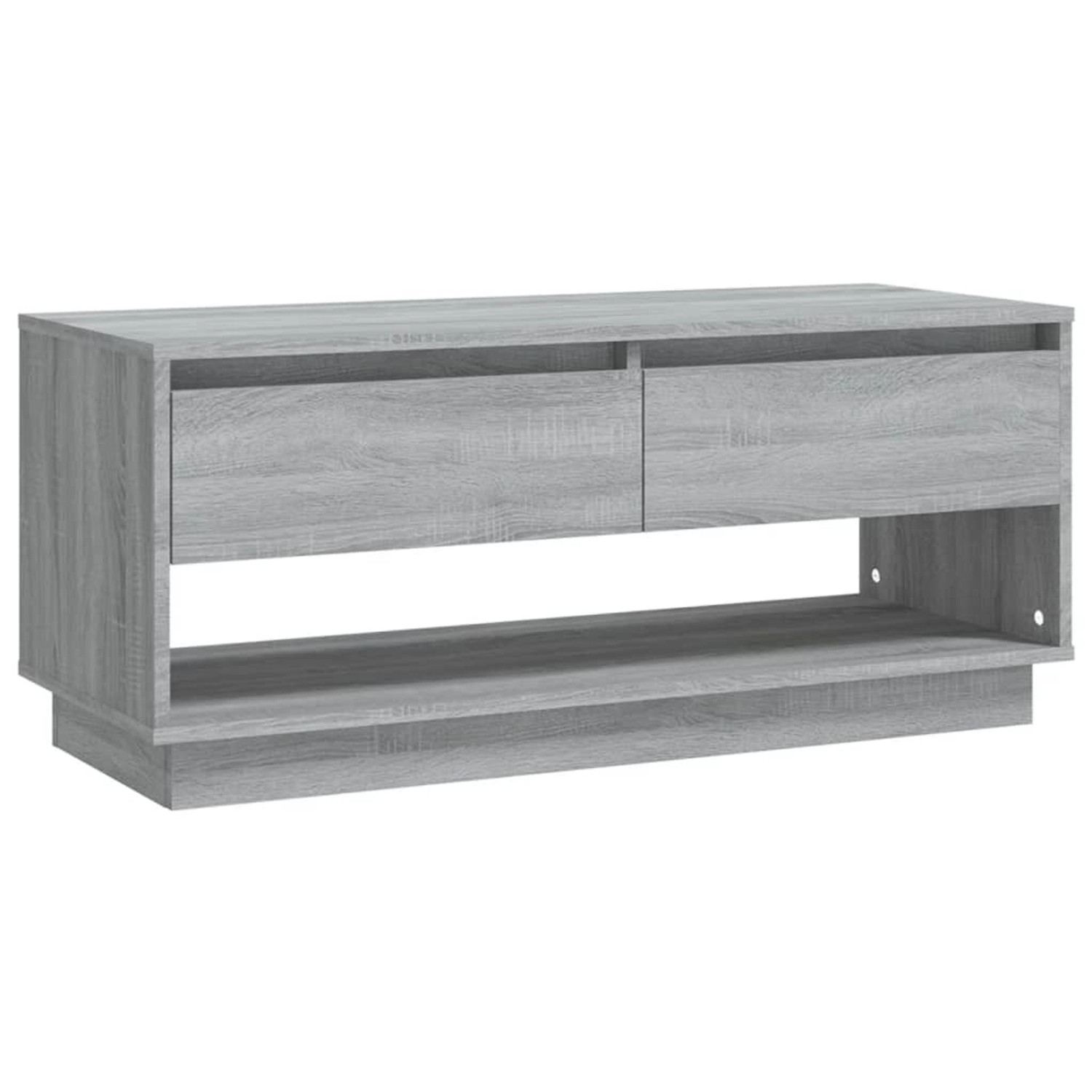 Tv-schrank Grau Sonoma 102x41x44 Cm Spanplatte günstig online kaufen