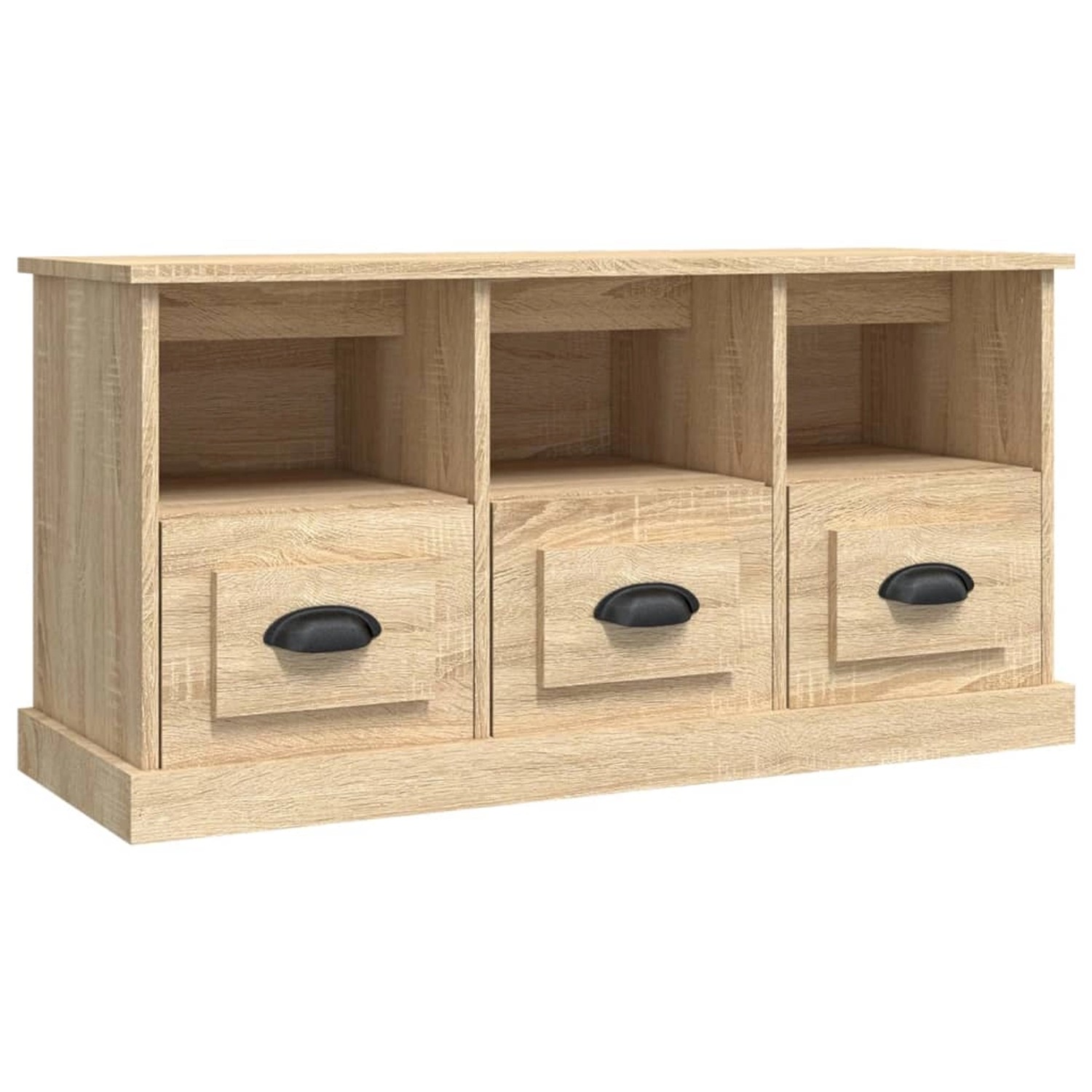 VidaXL TV-Schrank Sonoma-Eiche 100x35x50 cm Holzwerkstoff günstig online kaufen