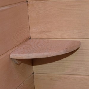 Dewello Infrarotkabine Sauna Laval Plus 135cm x 105cm 2 Personen Keramik & Karbonstrahler Hemlock Tannenholz