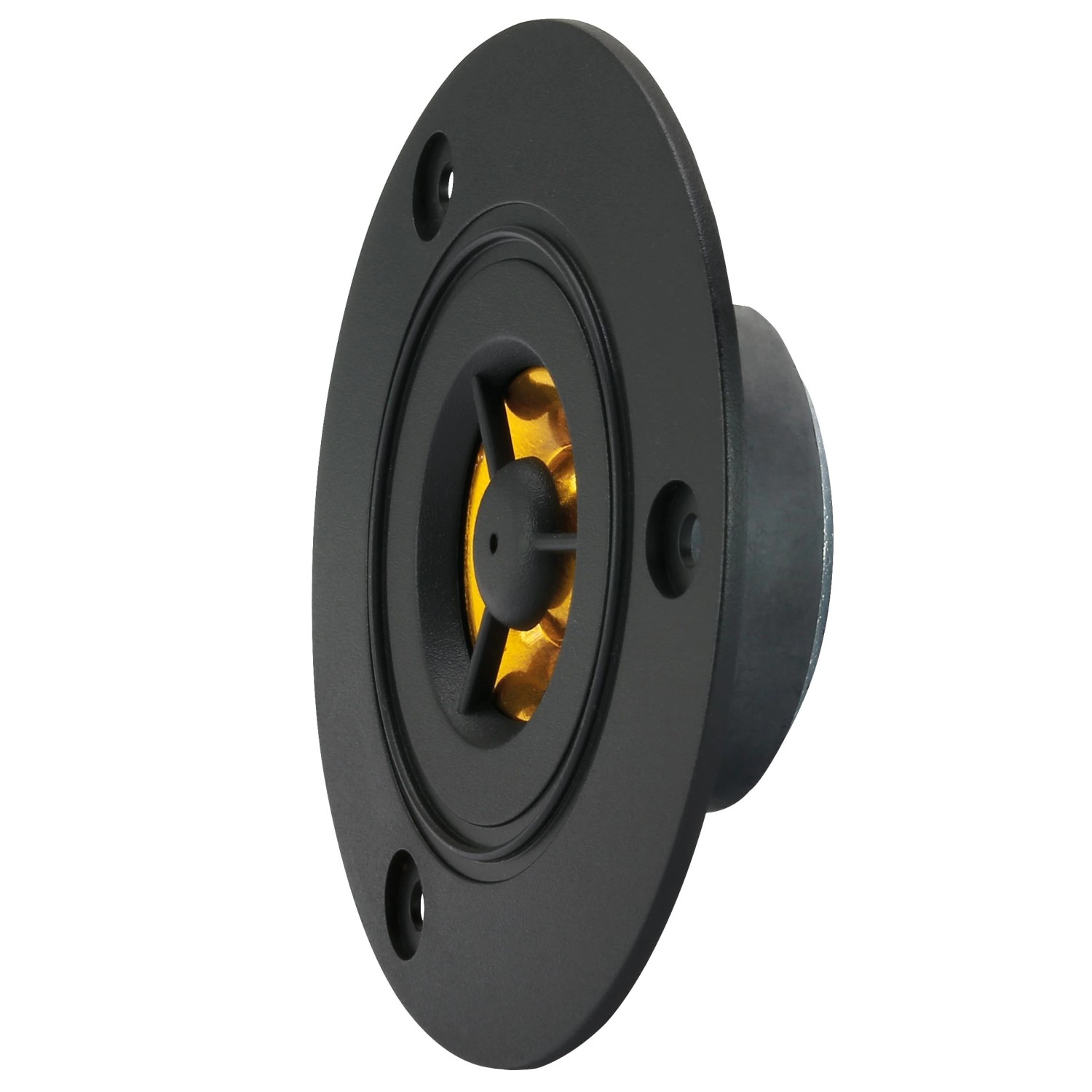 Schwarze Blanko Mylar Kalotte, 72mm, 8 Ohm, für Hochtöner.