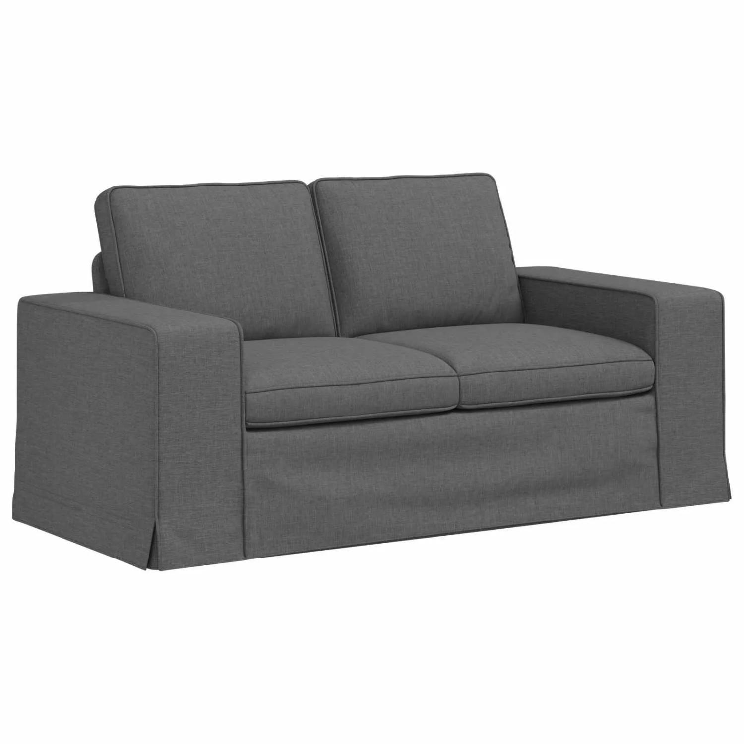 vidaXL Sofa Dunkelgrau 162 x 80 x 82 cm Stoff 42024384
