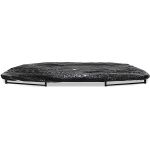 Schwarze EXIT Trampolin Abdeckplane, rechteckig, 244x427cm, zum Schutz vor Wind und Wetter.