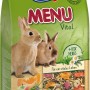 Vitakraft Kaninchenfutter Menu Vital 1kg: Alleinfutter mit Gemüse und Kräutern für Zwergkaninchen.