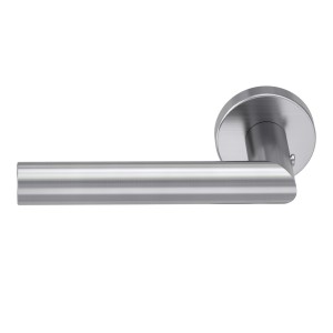 Novadoors Türgriff Nova Mio, rosettenlos, Edelstahl, für Innentüren mit Smart2Lock Funktion.