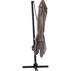 Ampelschirm 299 cm Beige mit Dreh- & Neigungsfunktion