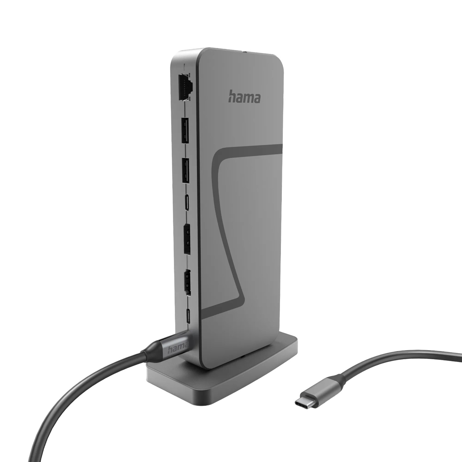 Hama USB4-Docking-Station Connect2Office Speed USB-C PD 40 Gbit/s 10 Ports