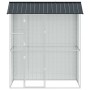 vidaXL Vogelkäfig Anthrazit 215 x 110 x 247 cm Verzinkter Stahl 3325172_5