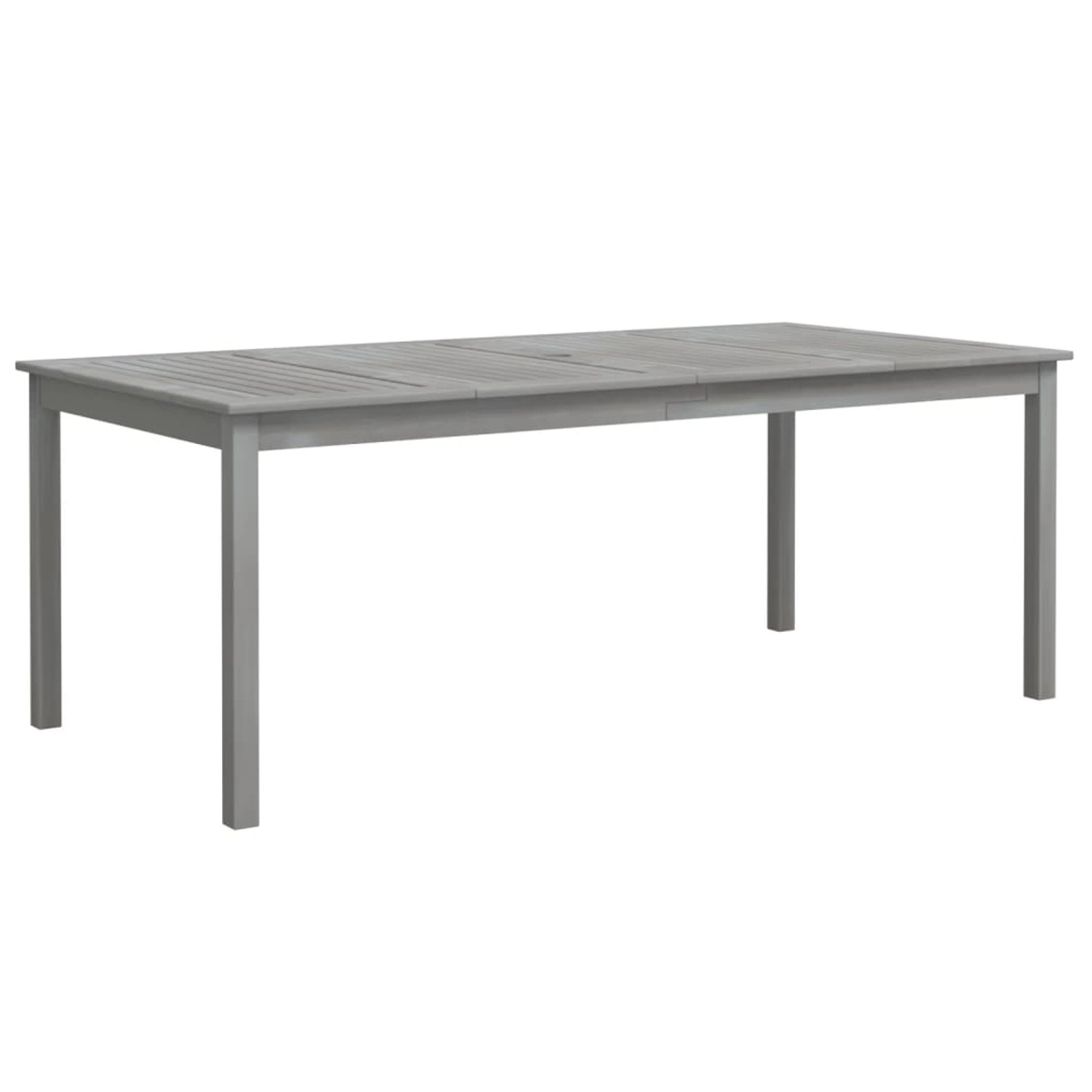 vidaXL Gartentisch Grau 200x100x75 cm Massivholz Akazie 318745 günstig online kaufen