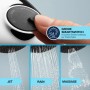 Grohe Vitalio Start Handbrause mit SmartSwitch: Strahlarten Jet, Rain, Massage per Drehscheibe einstellbar.