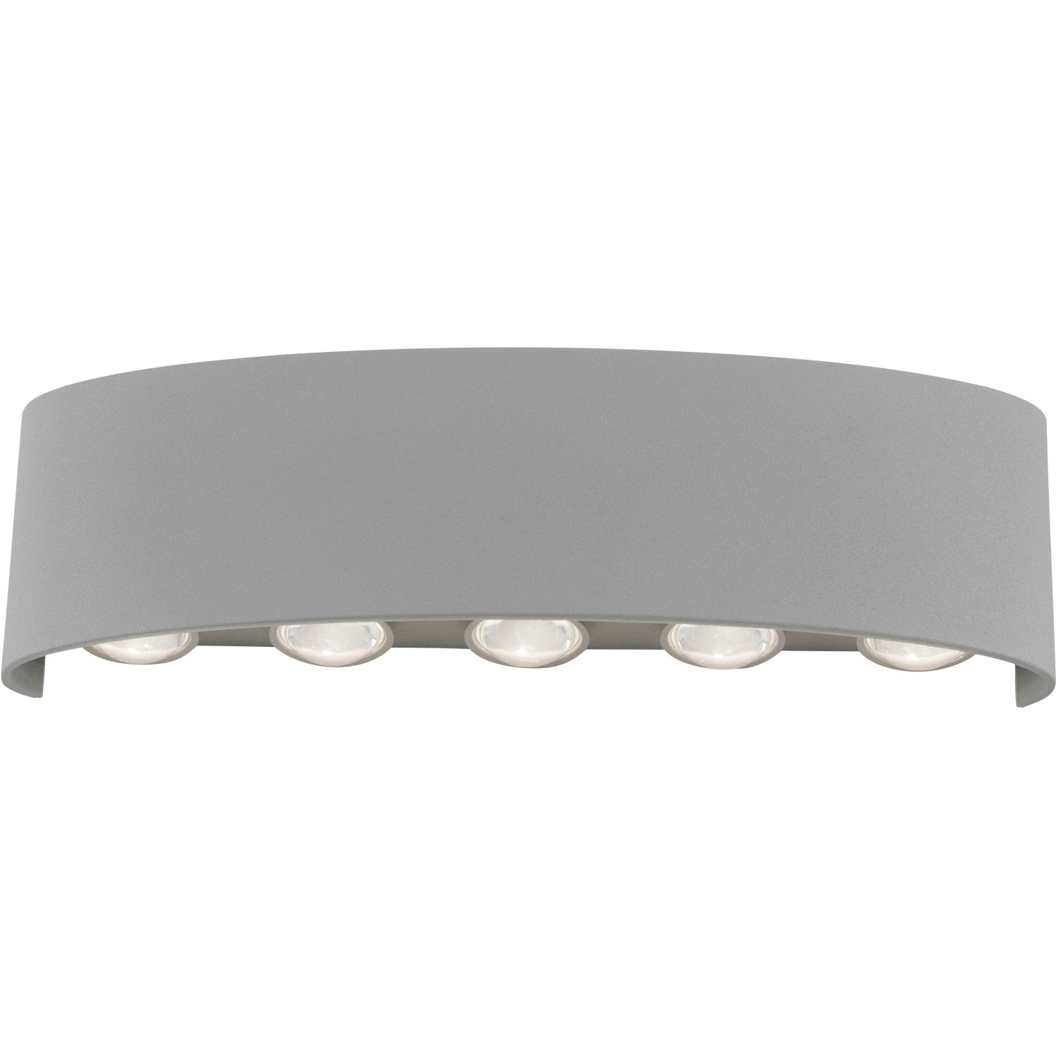 Paul Neuhaus LED-Wandleuchte Carlo Silber 10 x 0,80 W 3000 K / 27 cm x 4,7 cm