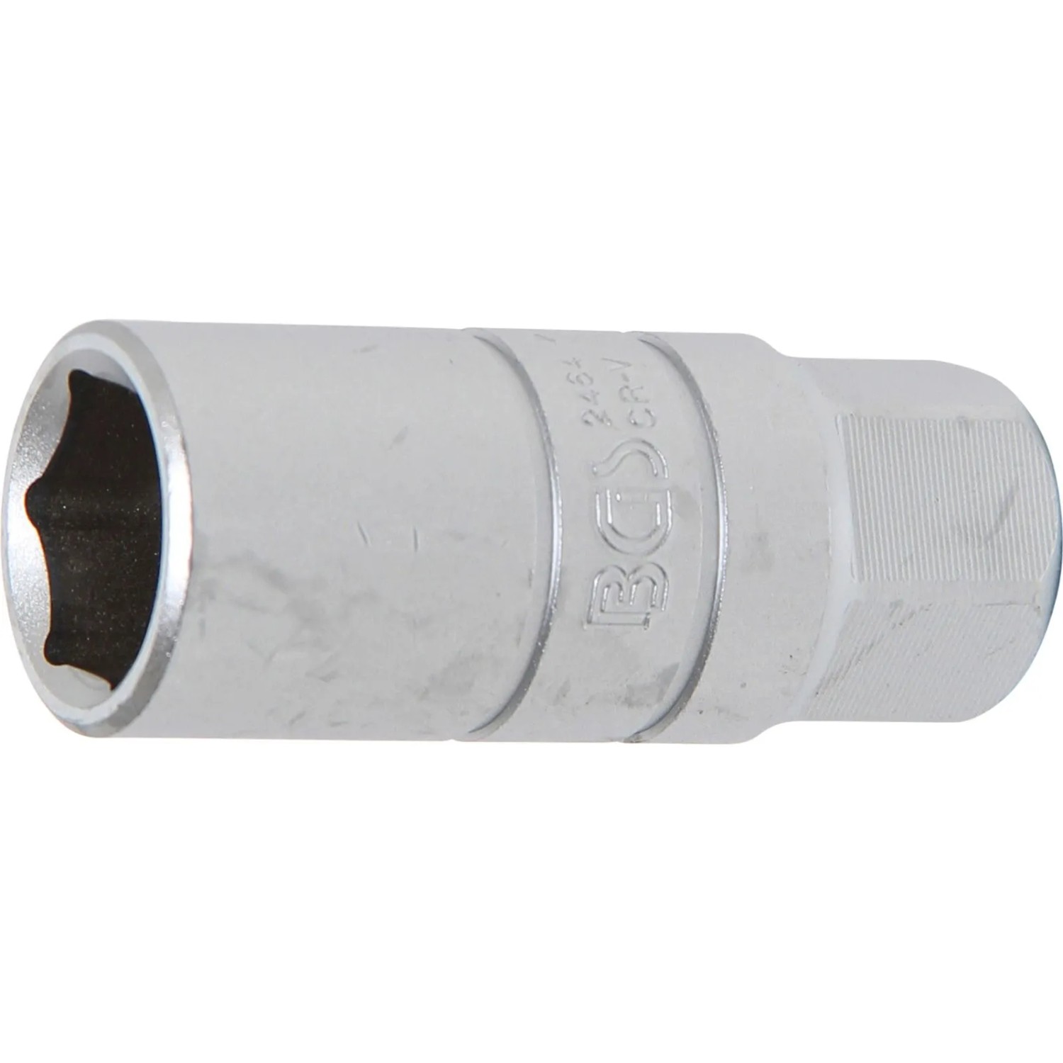 BGS Zündkerzen Einsatz Sechskant Antrieb Innenvierkant 10 Mm  3 8 Zoll  SW 18 Mm 2464