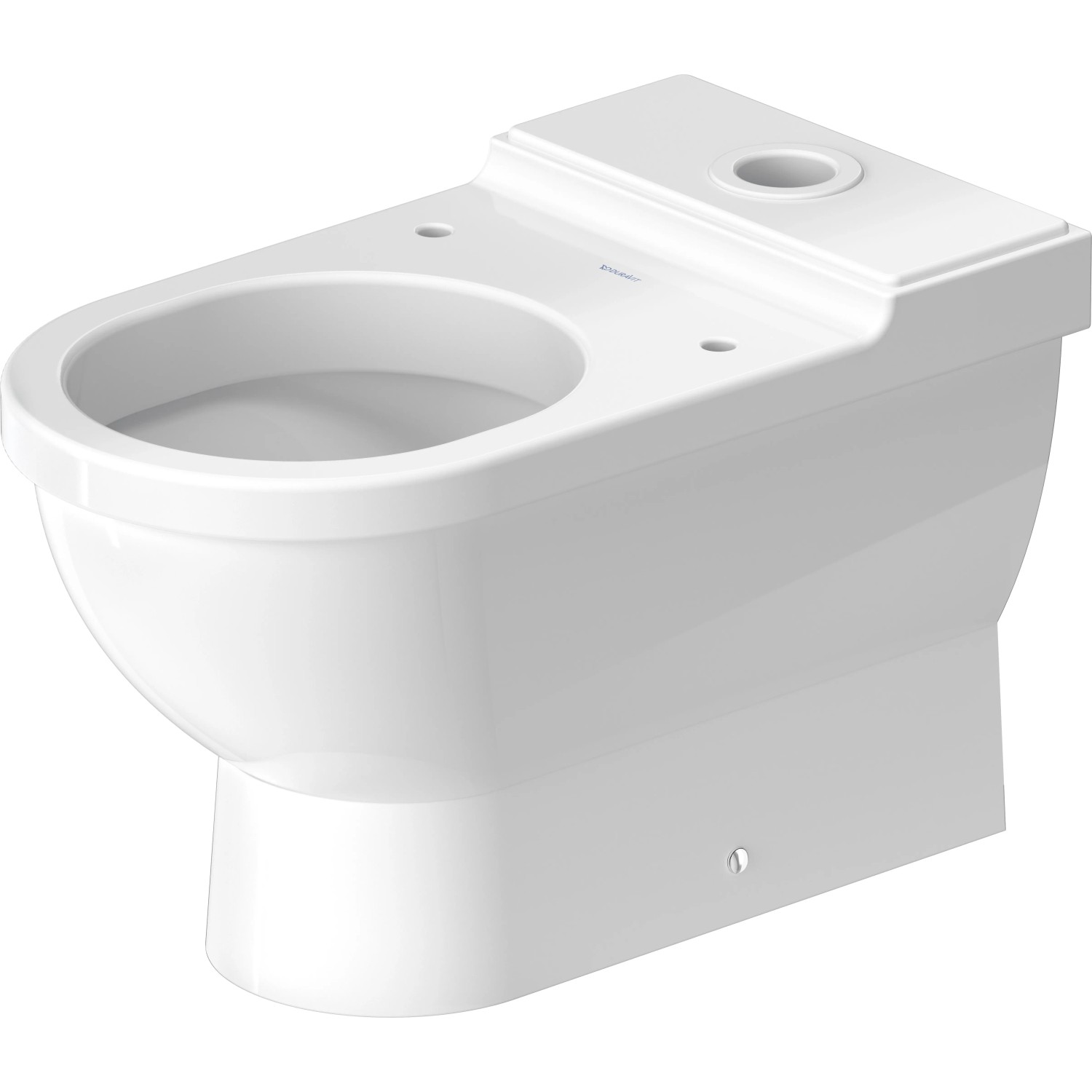 Duravit Starck 3 Stand-WC-Kombi, weiß, Tiefspüler, Vario-Abgang, ohne Spülkasten und WC-Sitz.