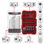Einhell Zubehör-Set, 39-teilig im M-Case: Bitset mit Bits, Bohrern und Steckschlüsseln in Aufbewahrungsbox.