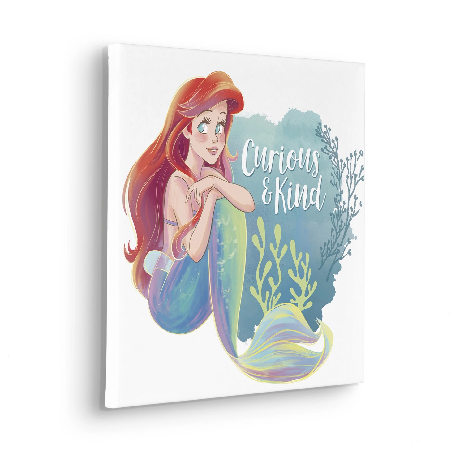 Komar Keilrahmenbild Disney Ariel Curious & Kind Blau günstig online kaufen