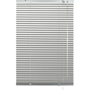 Gardinia Aluminium Jalousie, 100x240 cm, silberfarben. Sicht- und Sonnenschutz für Fenster.