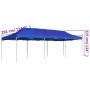 Blaues vidaXL Faltzelt 3x9m: Pop-Up Partyzelt für Outdoor-Events und Sonnenschutz.