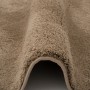 Detailaufnahme: Pergamon Hochflor Teppich Silky Taupe, 120x170cm. Super Soft Langflor Teppich.