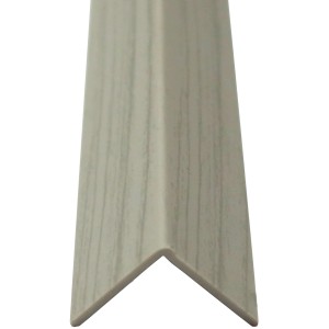 Winkelleiste Esche grau, 20x20mm, Kunststoff, für Laminat & Parkett.