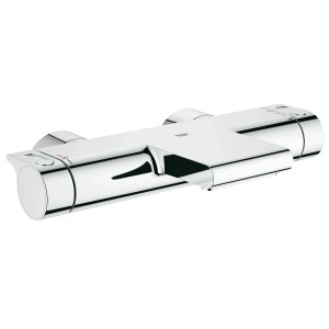 Grohe Grohtherm 2000 Thermostat-Wannenbatterie DN 15 in Chrom für die Wandmontage.
