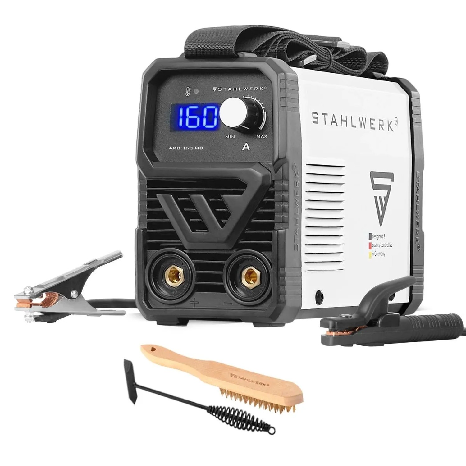 STAHLWERK ARC 160 MD Elektroden-Schweißgerät 160 A MMA E Hand & Lift TIG DC