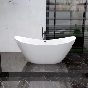 Bad Land Freistehende Badewanne IVAR 180x80 + Ablauf