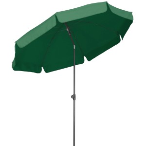 Grüner Schneider Balkonschirm, Ø 250 cm, mit Push-Up Mechanik für einfache Bedienung.