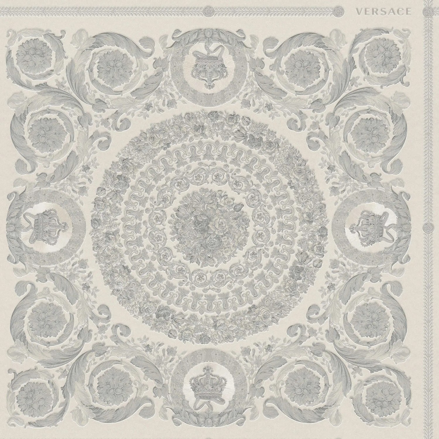 Tadessi Tapete Ornament M1-No.316 Vliestapete in Grau