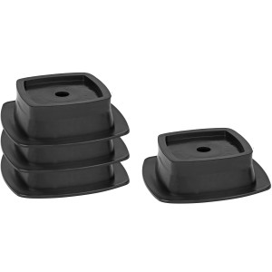 Calima Stützplatten, 4er Set, stapelbar, aus Kunststoff für Autoanhänger.