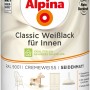 Dose Alpina Classic Weißlack Creme seidenmatt für Innen, 750ml.