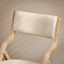 SoBuy Esszimmerstuhl Klappstuhl Küchenstuhl Polsterstuhl mit Lehne Beige FST40-W_8
