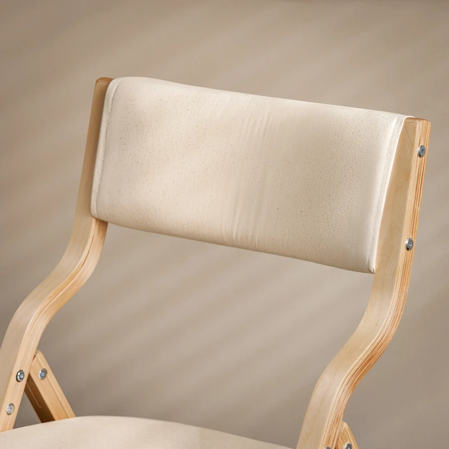 SoBuy Esszimmerstuhl Klappstuhl Küchenstuhl Polsterstuhl mit Lehne Beige FST40-W_8