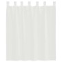 vidaXL Voile Vorhänge mit Stangentaschen 2 Stk Weiß 4102241_4