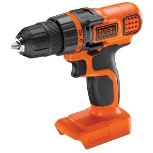 Black+Decker Akku-Bohrschrauber BDCDD18N Solo, 18V, orange/schwarz. Akkuschrauber für Bohr- und Schraubarbeiten.