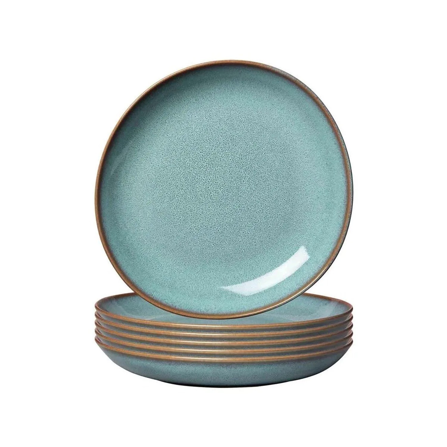 like. by Villeroy & Boch Lave Schalen Flach 27 cm 6er Set Glacé