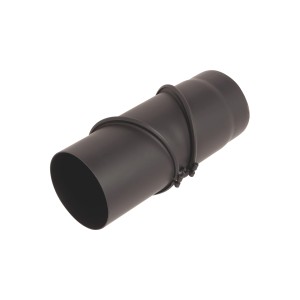 Firefix Rauchrohrbogen 90° Ø 150 mm, schwarz, für Kaminöfen & Zubehör.
